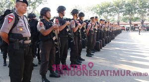 Pelepasan Personel Brimob dan Samapta BKO Polda Metro Jaya